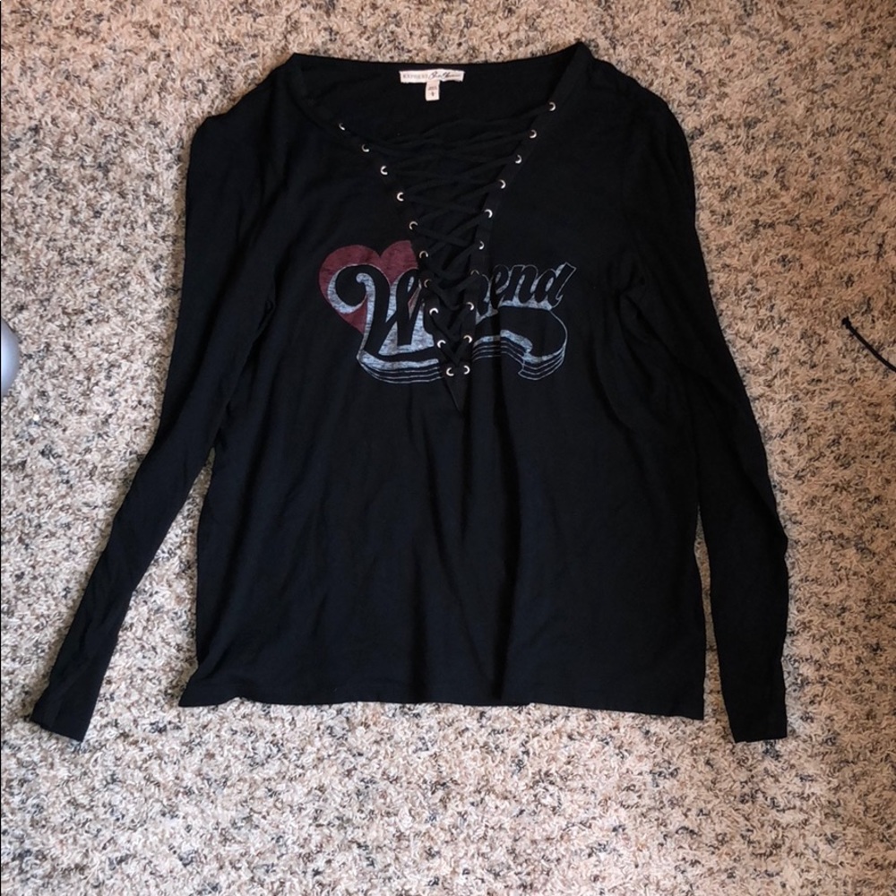 Express One Eleven Long Sleeve Top